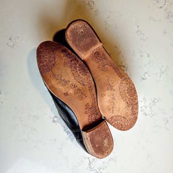 Naughty Monkey Black Leather Slip Knot Loafers - Picture 6 of 6